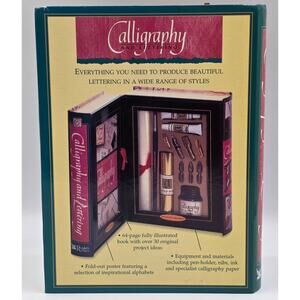 Calligraphy &‎ Letters Beginners Kit Set Pen Ink How To Project Book